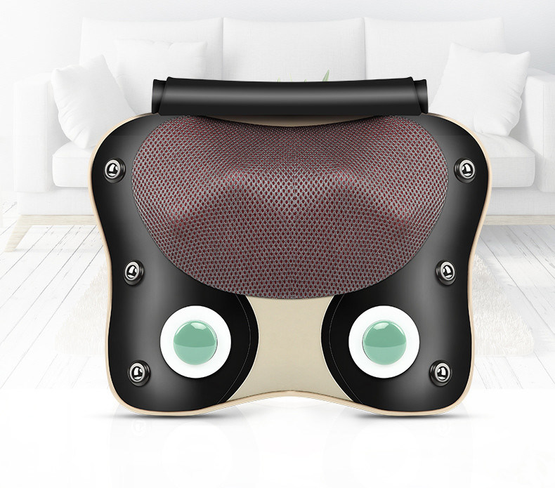 Novel Design Massage Pillow With Heat , Dustproof Lower Back Massage Pillow