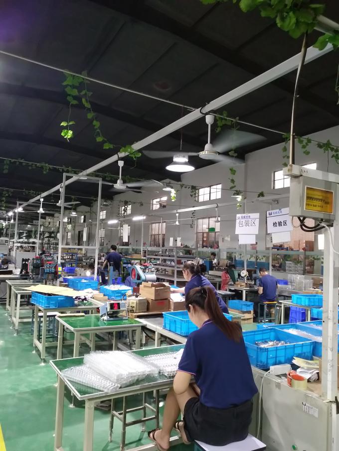 Luz UV y electricidad Co., cadena de producción de la fábrica del Ltd. 0 de Ningbo