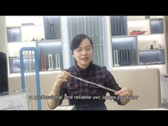 75W 1154mm UVC Germicidal Tubes Lamp Mercury Quartz Glass Ceramic Base