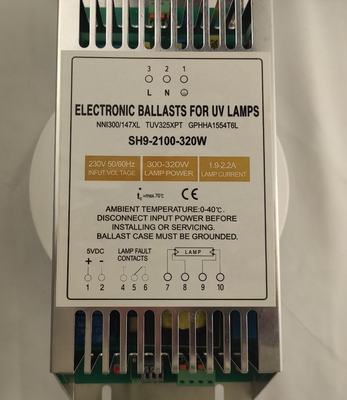 320W Dimming Electronic UVC Ballast For Double Amalgam Germicidal Lamp Reactor