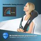 Multicolor 4D Roller Shiatsu Neck Shoulder Massager ABS And PU Material supplier