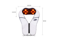 Intelligent PU Shiatsu Neck Shoulder Massager Positive And Reserve Zipper Merge supplier