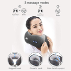 Shiatsu And Rolling U Shaped Travel Pillow Grey Color And Support Customized supplier