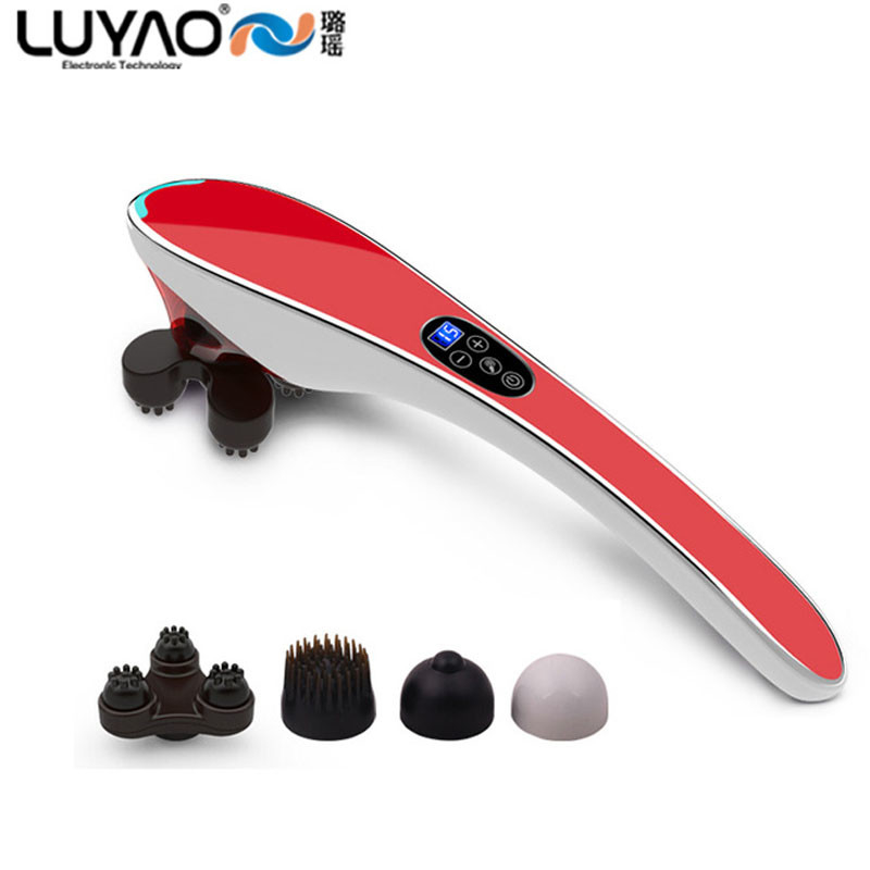 Cordless Lithium Battery Handheld Percussion Massager Heating Percussion supplier